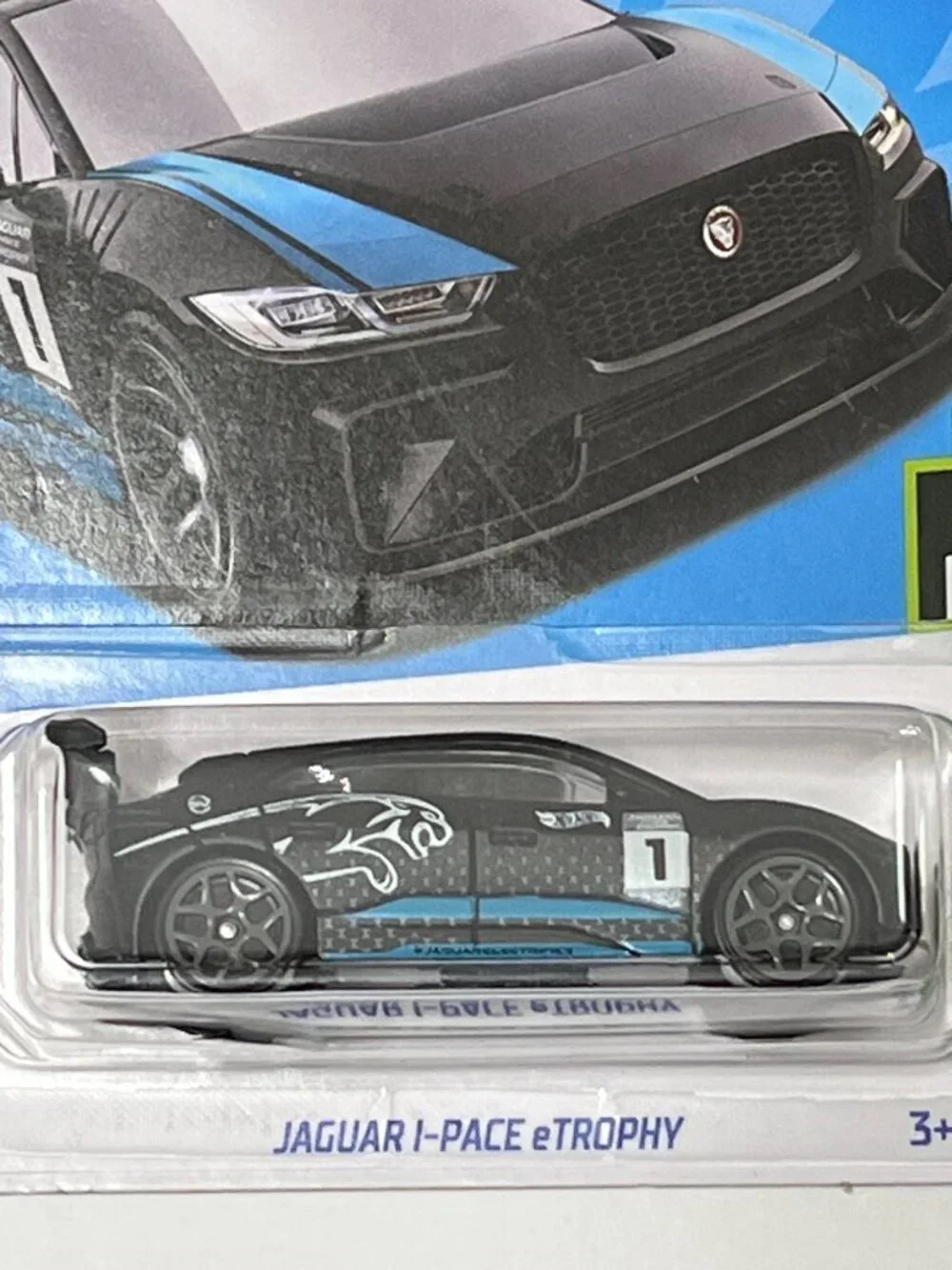 Hot Wheels Jaguar I-Pace eTrophy Black Green Speed 153/250